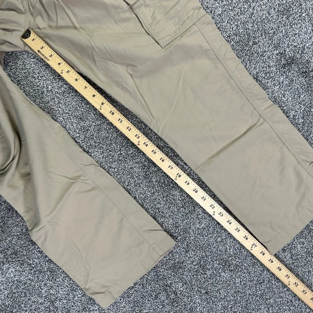 Clothing Arts P^cubed Pick-Pocket Proof Travel Cargo Pants Tan Mens‎ 36x30